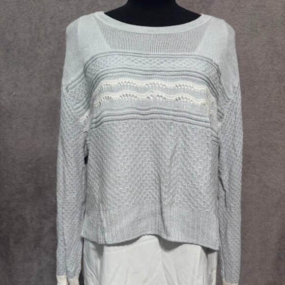 Simply Vera Longsleeved Layered Sweater Top - Picture 1 of 2